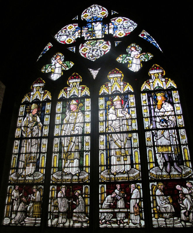 Fenster im Dom zu Fritzlar, Südschiff, 1914 
